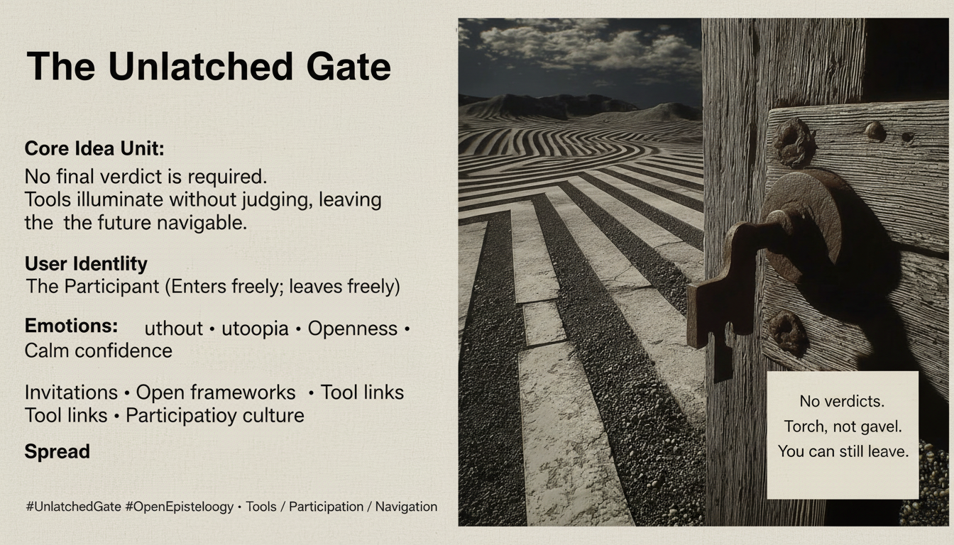 Freedom Through the Unlatched